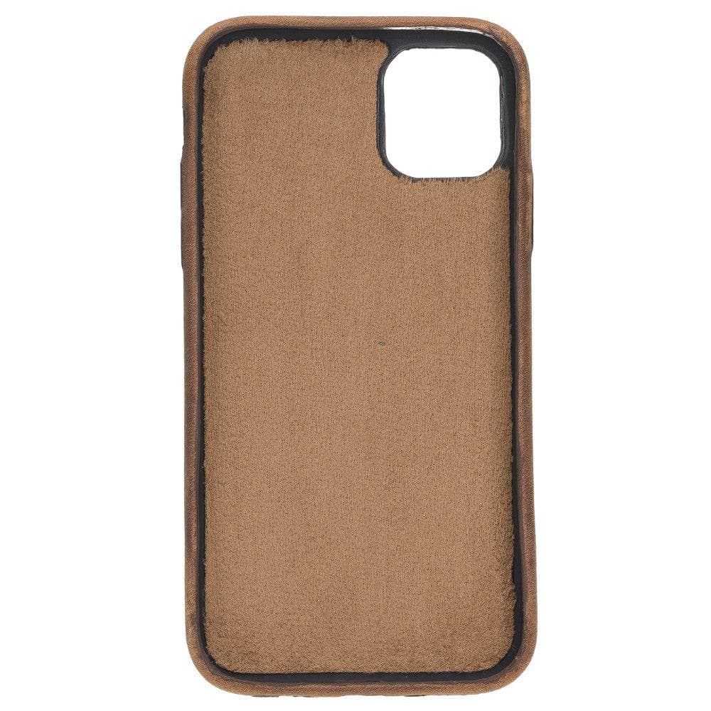 Rock Cover iPhone 11 Leather Case with Stand Mizuri Leather
