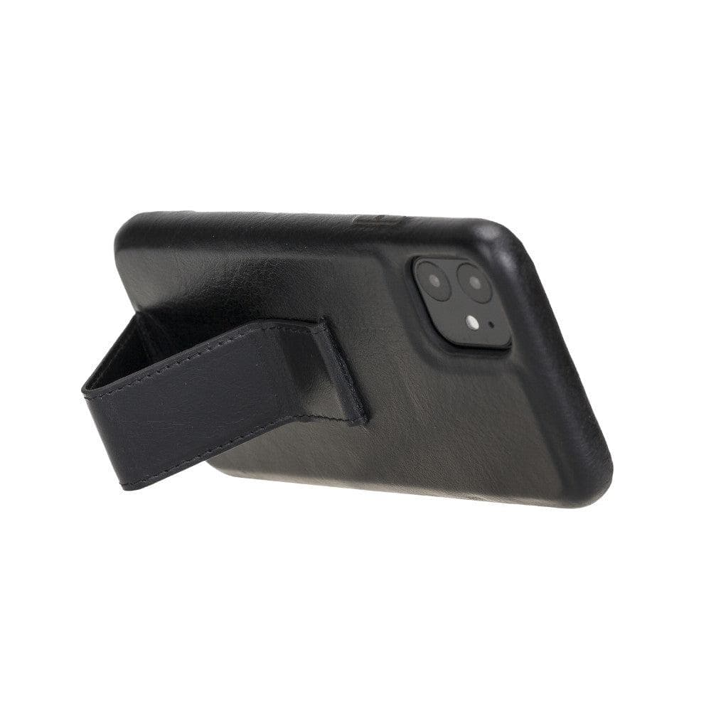 Rock Cover iPhone 11 Leather Case with Stand Mizuri Leather