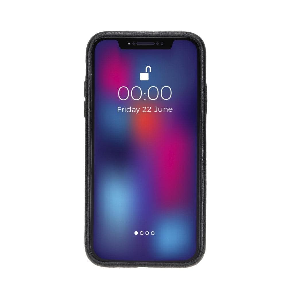 Rock Cover iPhone 11 Leather Case with Stand Mizuri Leather