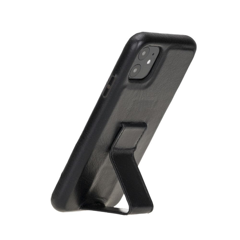 Rock Cover iPhone 11 Leather Case with Stand Mizuri Leather