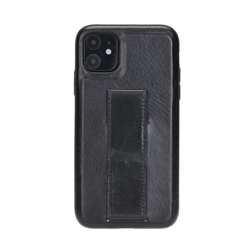 Rock Cover iPhone 11 Leather Case with Stand Mizuri Leather