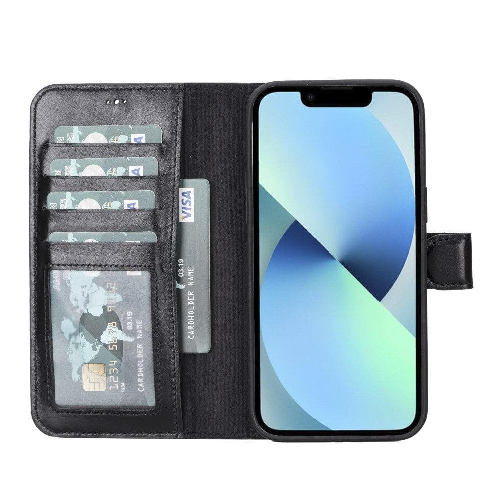 Magic iPhone 14 Pro Max Detachable Leather Wallet Case Mizuri Leather