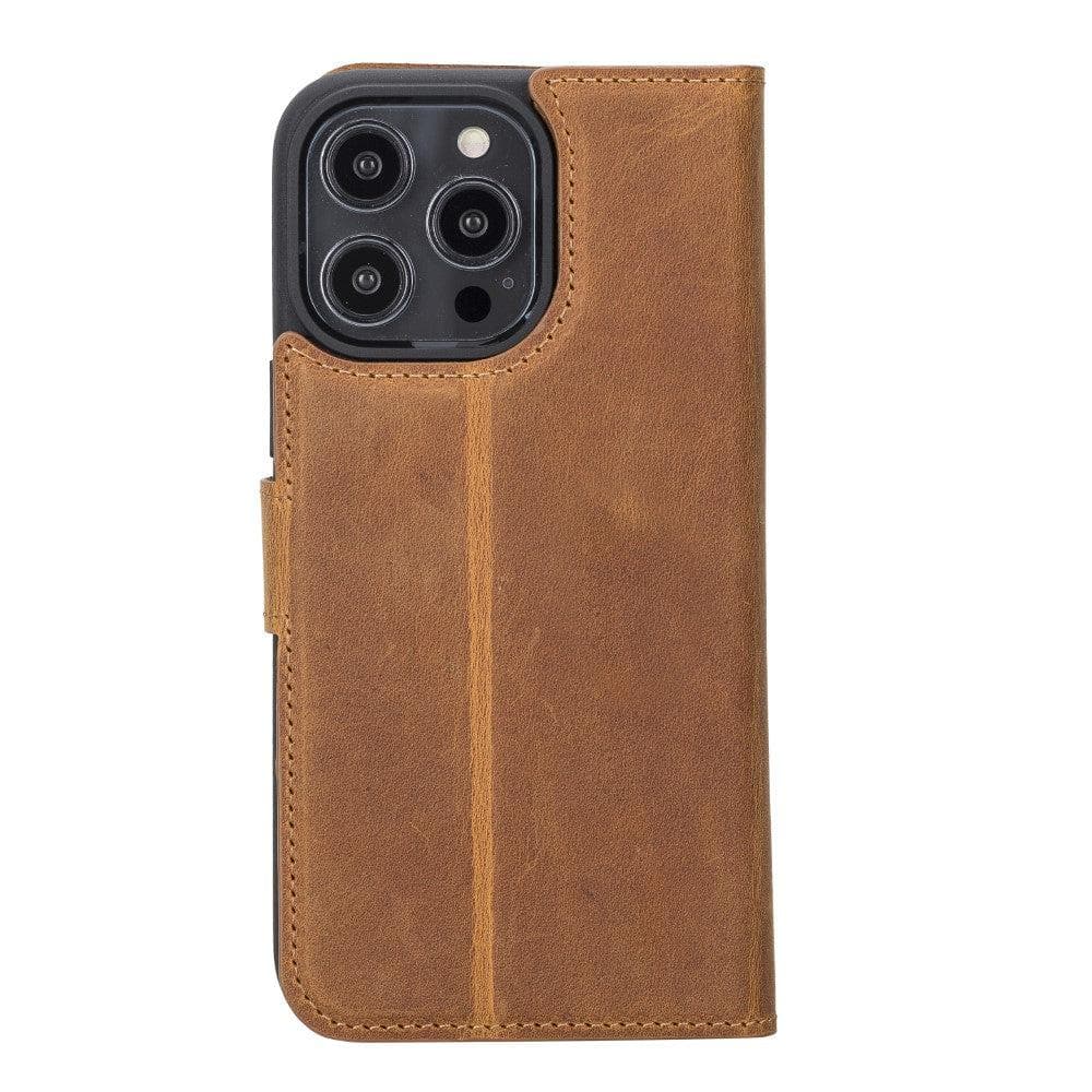 Magic iPhone 14 Pro Detachable Leather Wallet Case Mizuri Leather