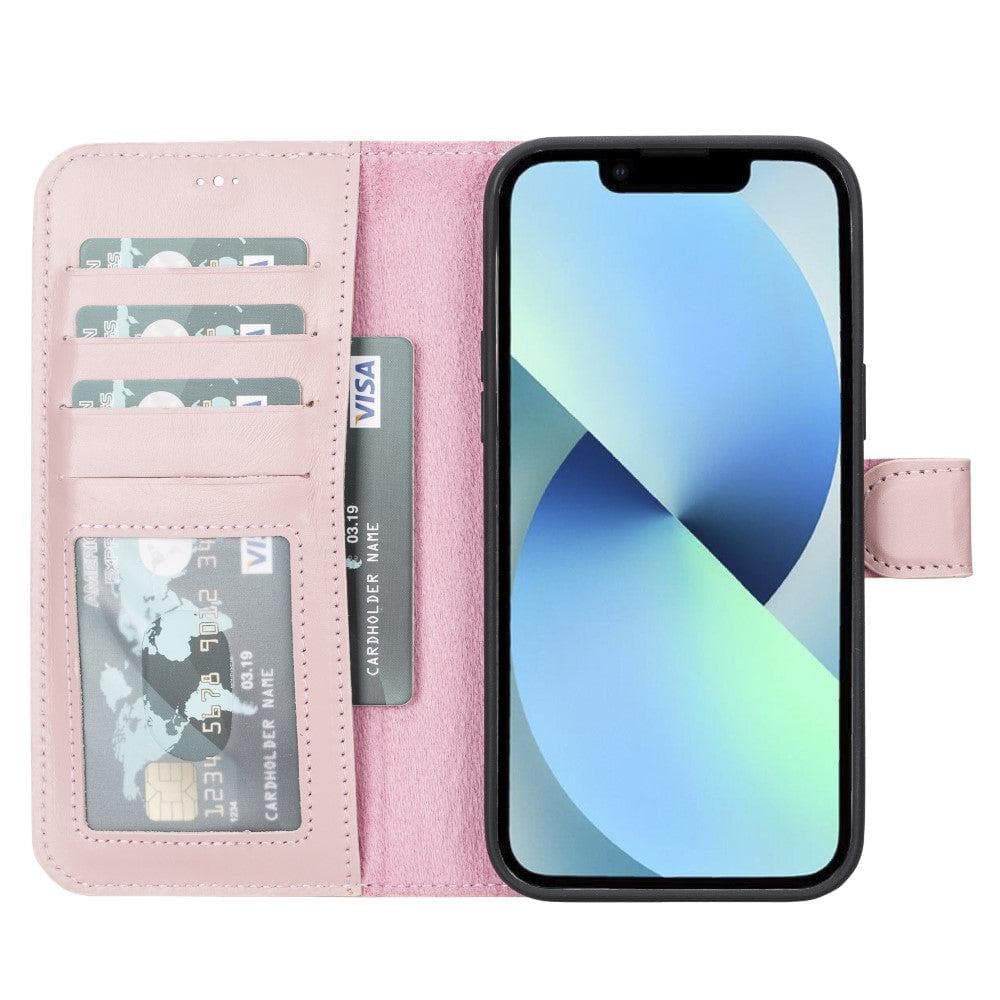 Magic iPhone 14 Detachable Leather Wallet Case Mizuri Leather