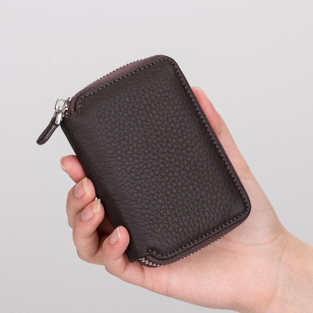 Elvis Leather Zipper Wallet - LuggageDesigners