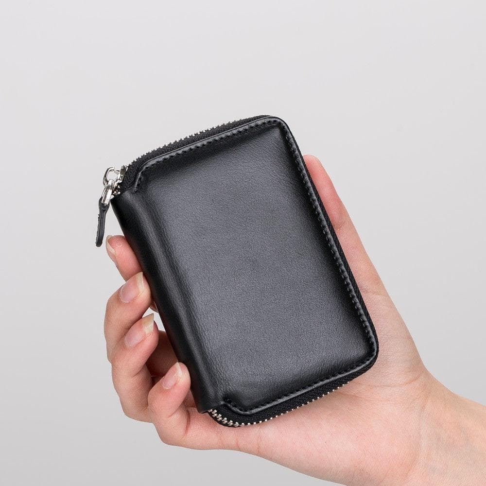 Elvis Leather Zipper Wallet - LuggageDesigners