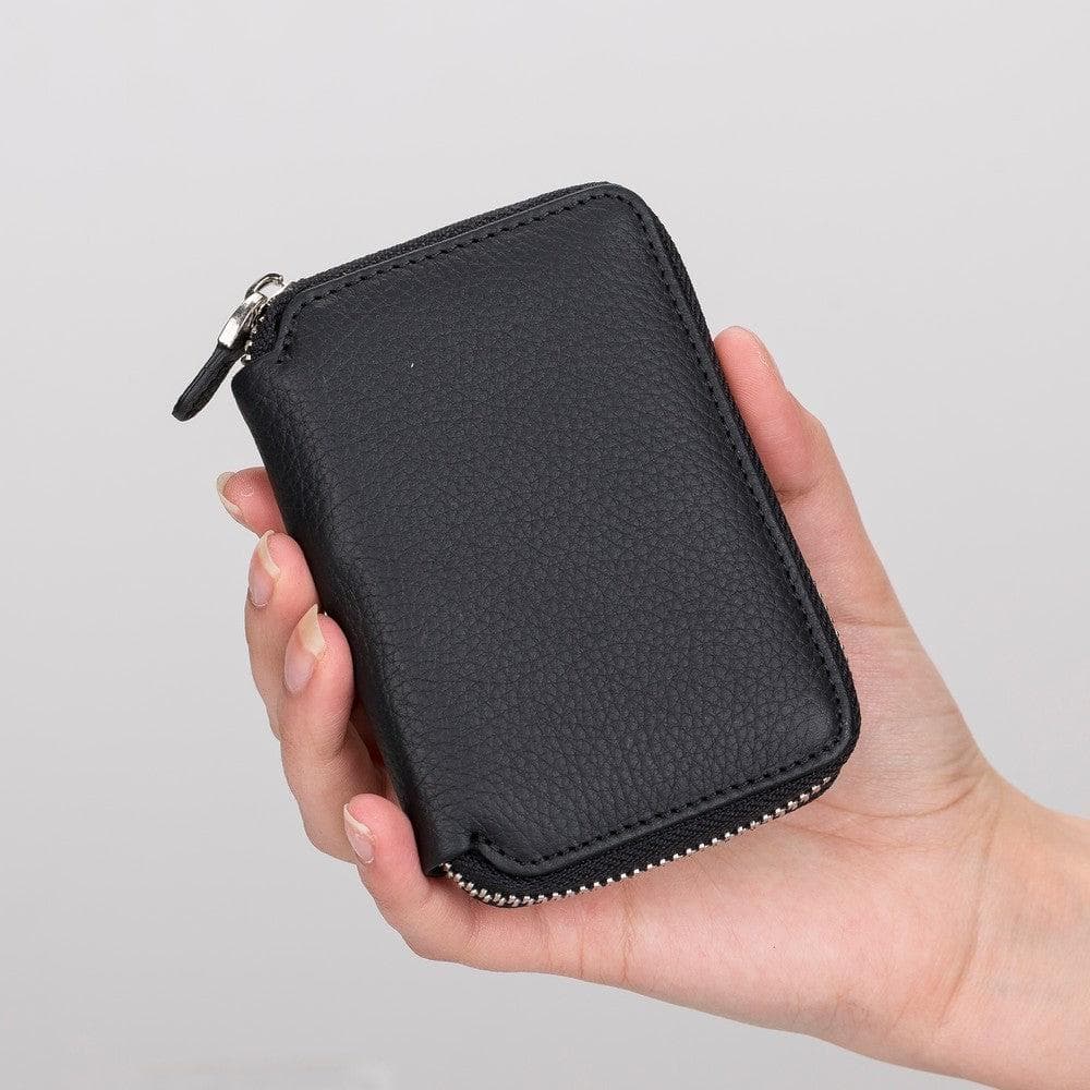 Elvis Leather Zipper Wallet - LuggageDesigners
