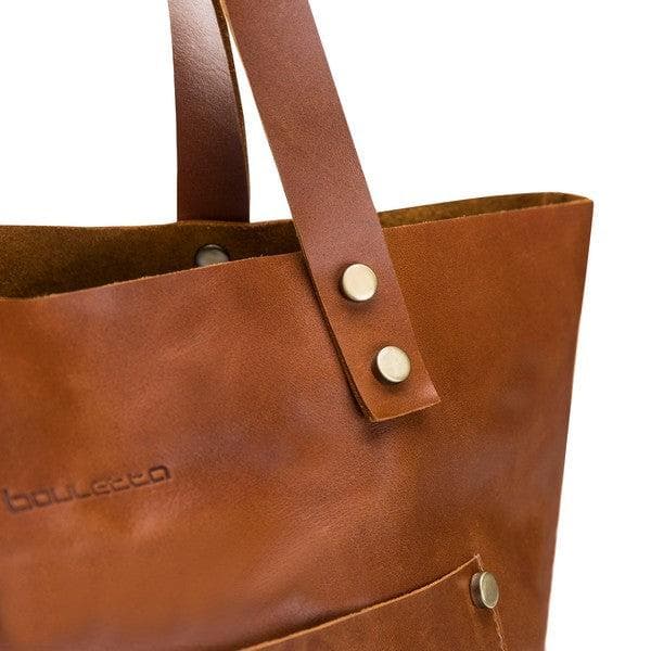 Moon Leather Tote Bag Mizuri Leather