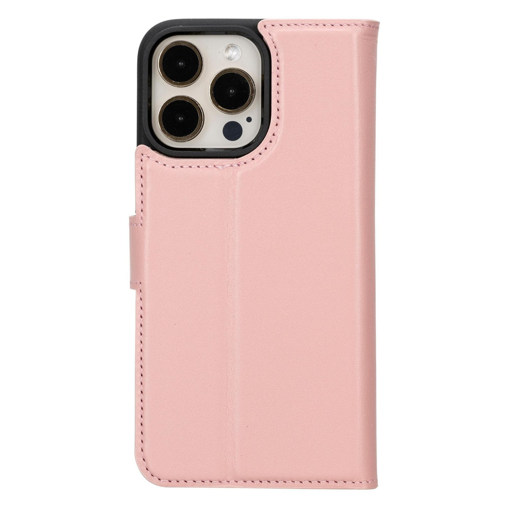 Magic iPhone 15 Plus Detachable Leather Wallet Case - LuggageDesigners