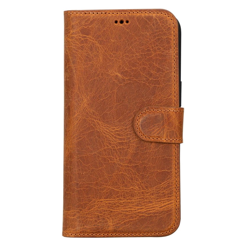 Magic iPhone 15 Plus Detachable Leather Wallet Case - LuggageDesigners