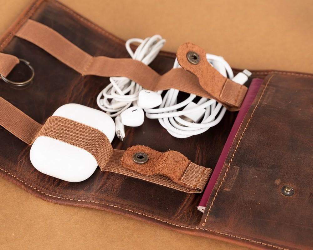 Leather Cable Organizer Mizuri Leather
