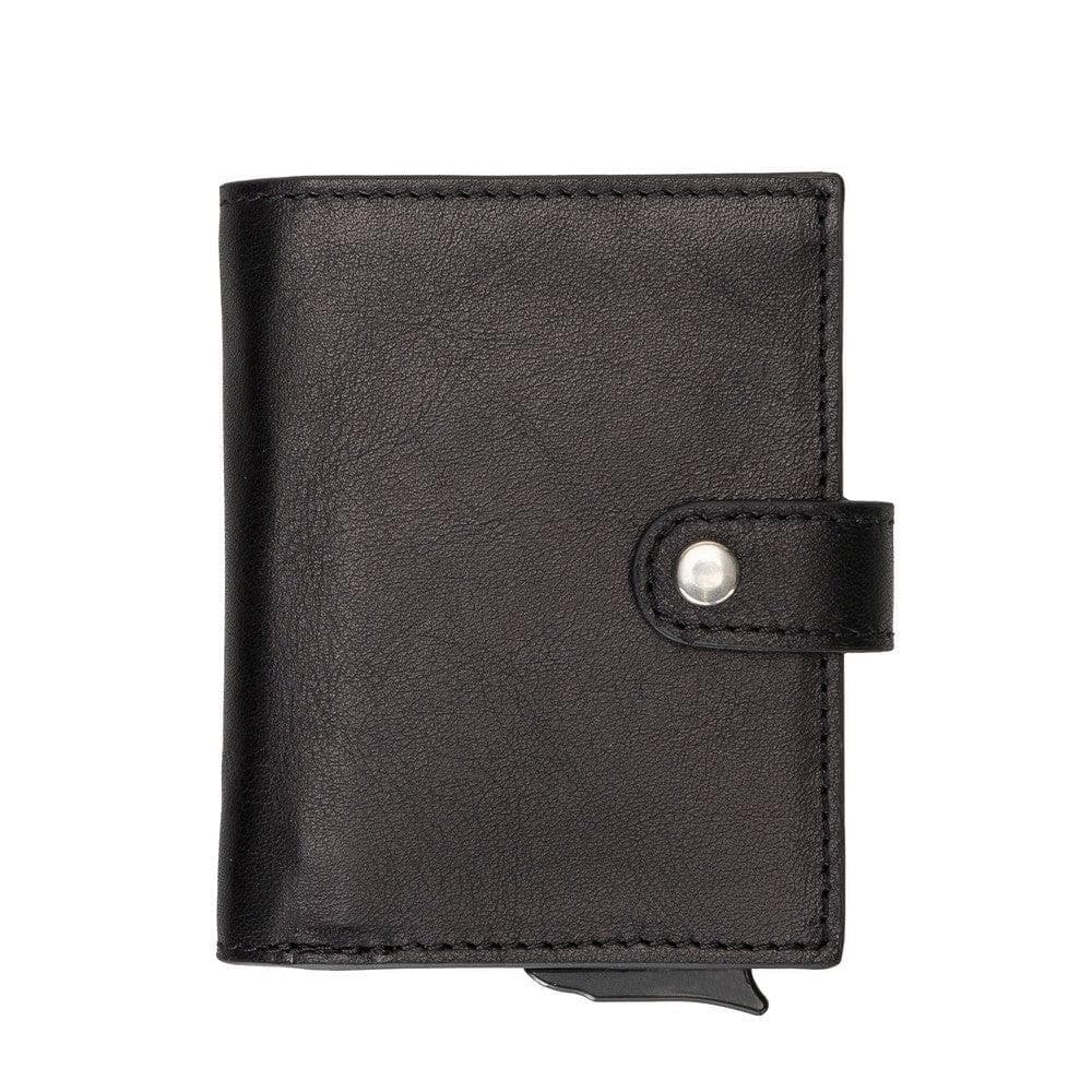 Palermo Leather Mechanical Card Holder Mizuri Leather