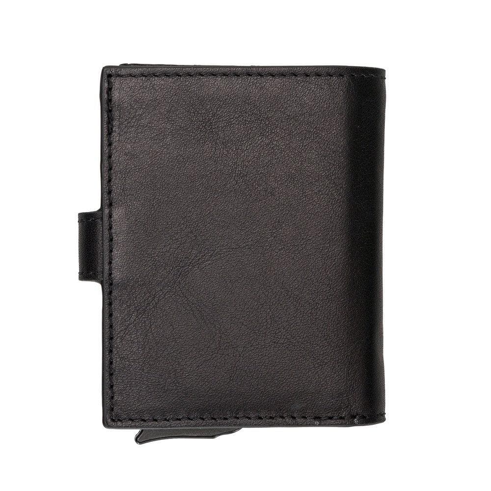 Palermo Leather Mechanical Card Holder Mizuri Leather