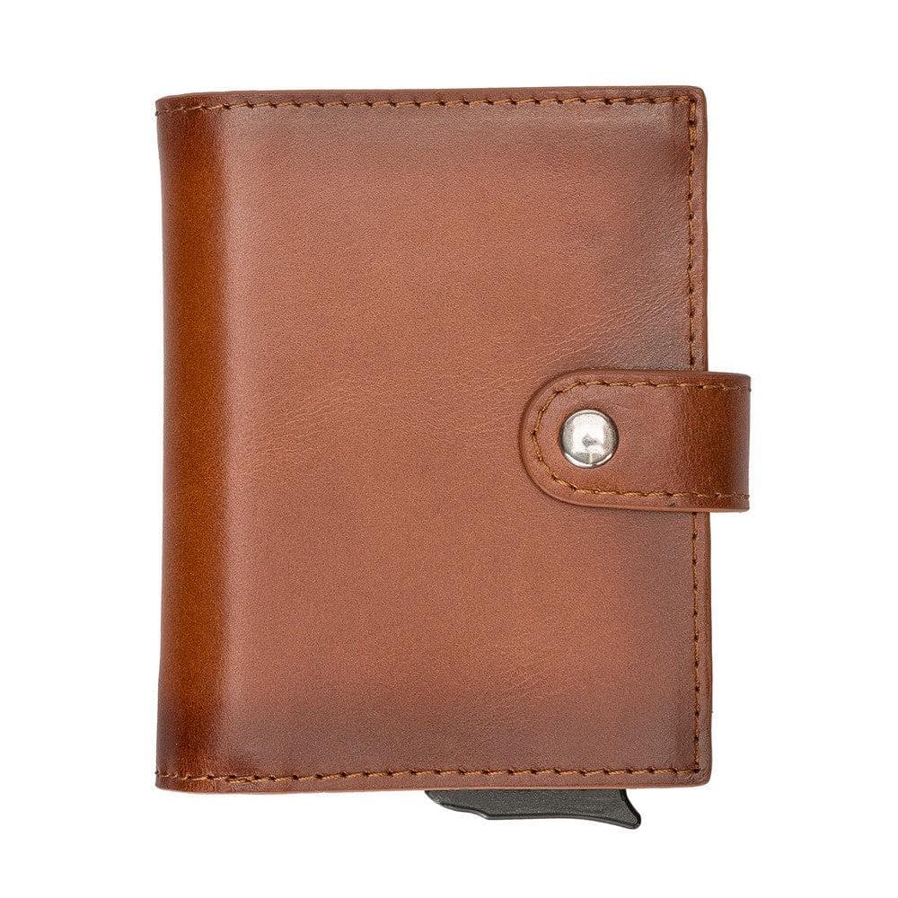 Palermo Leather Mechanical Card Holder Mizuri Leather