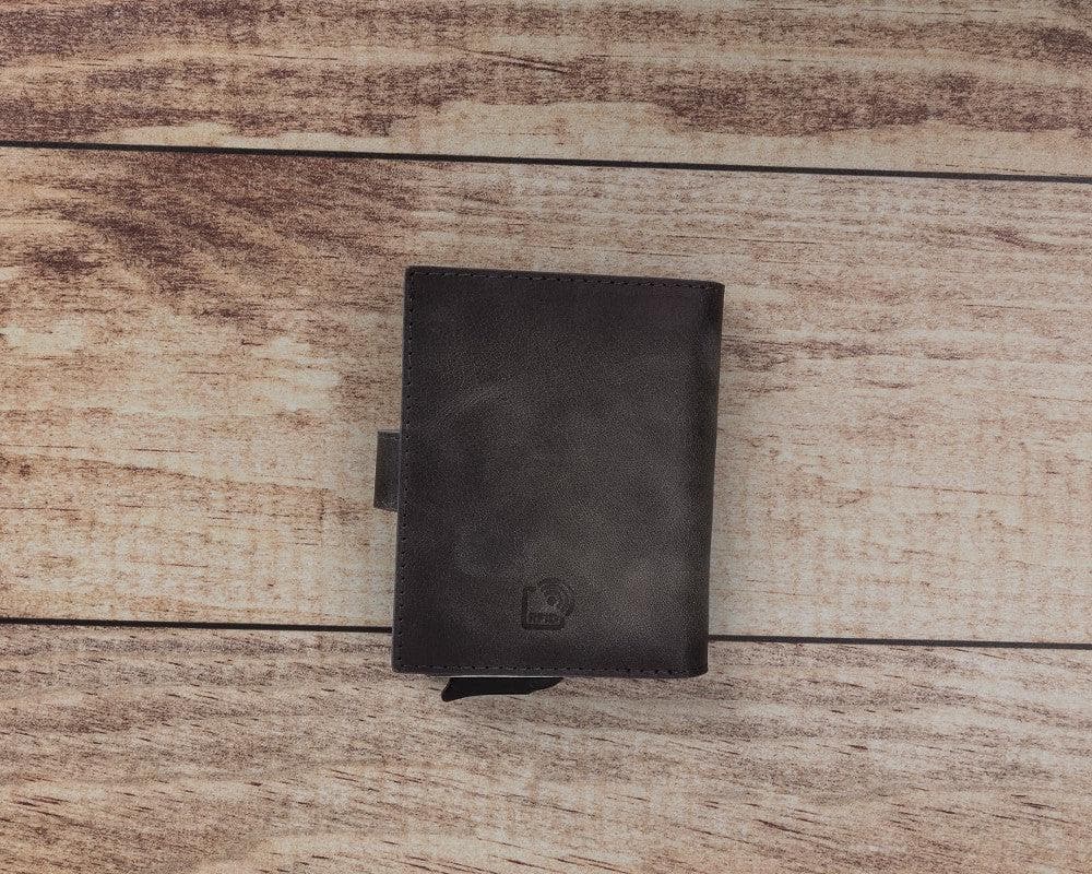 Palermo Leather Mechanical Card Holder Mizuri Leather