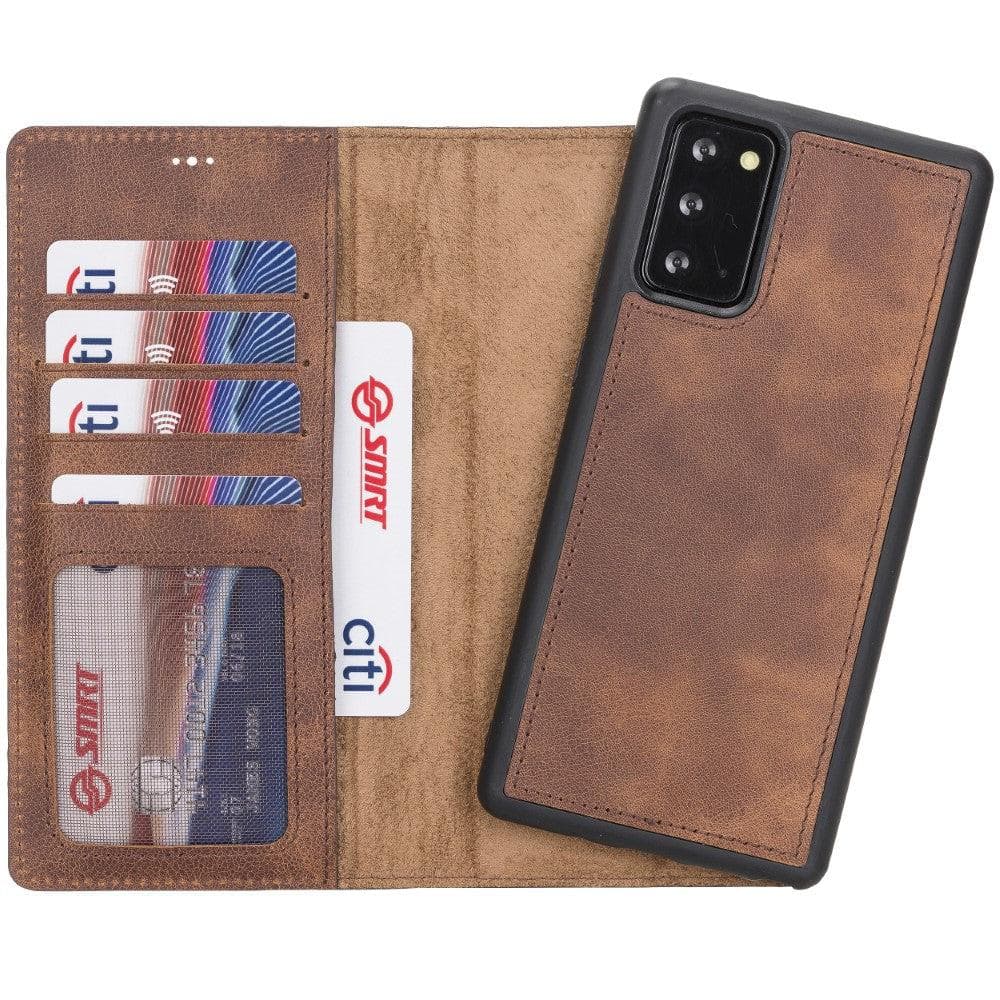 Magic Samsung Galaxy Note 20 Leather Detachable Wallet Case Mizuri Leather