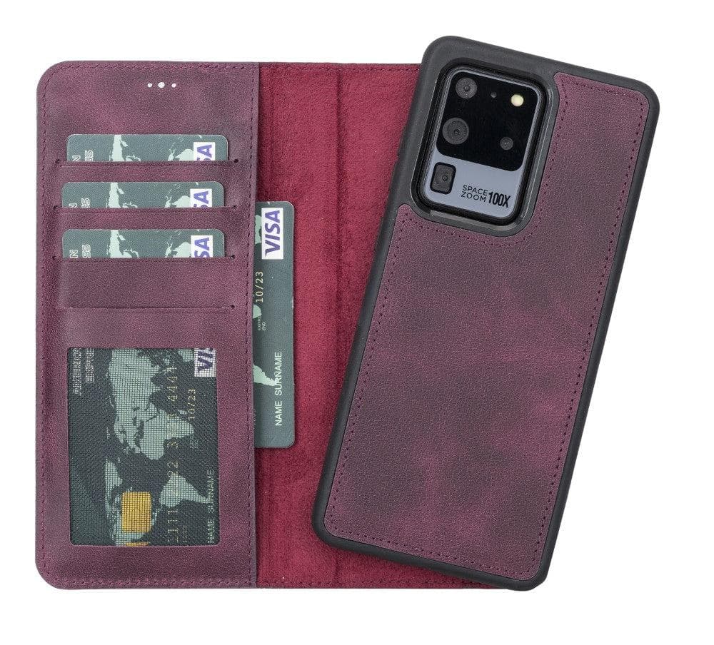 Magic Samsung Galaxy S20 Ultra Leather Detachable Wallet Case Mizuri Leather