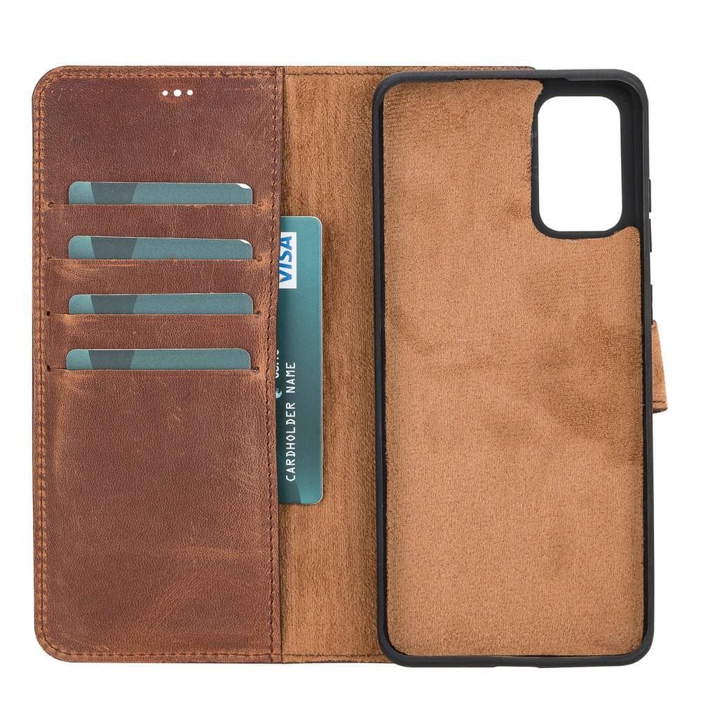 Magic Samsung Galaxy S20 FE Leather Detachable Wallet Case Mizuri Leather