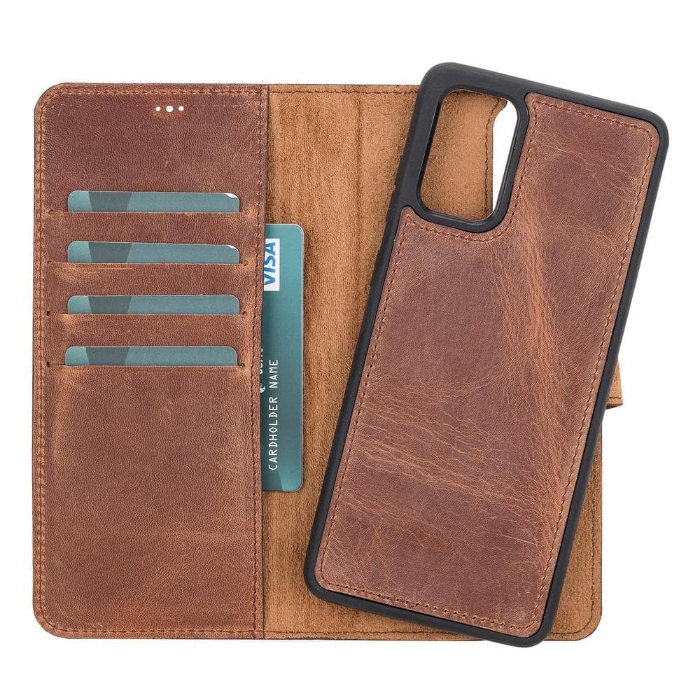 Magic Samsung Galaxy S20 Ultra Leather Detachable Wallet Case Mizuri Leather