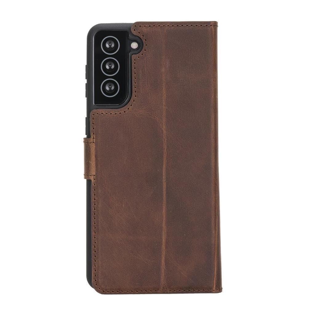 Magic Samsung Galaxy S21 Ultra Leather Detachable Wallet Case - LuggageDesigners