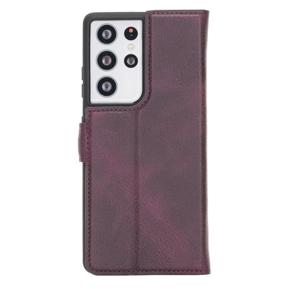 Magic Samsung Galaxy S21 Ultra Leather Detachable Wallet Case - LuggageDesigners