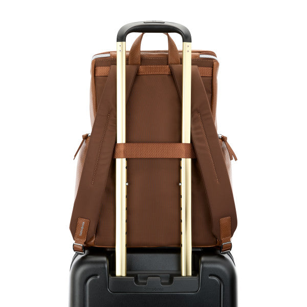 Samsonite Mobile Solution 2 Leather Deluxe Backpack Samsonite