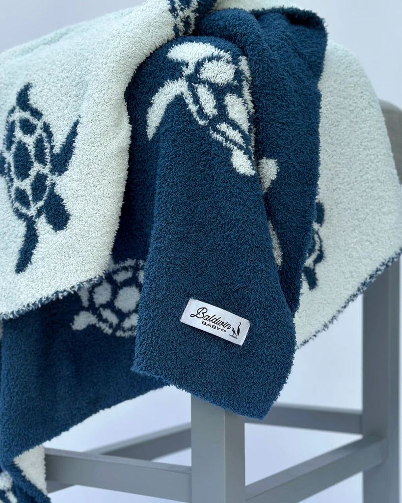 Sea Turtle Dream Baby Blanket Baldwin Baby Company