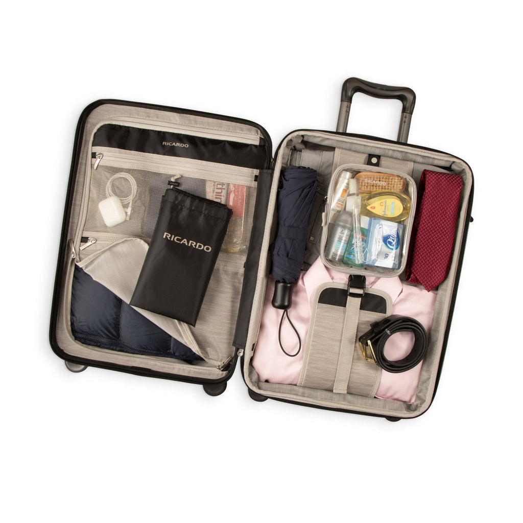 Ricardo Brentwood Hardside Fast Access Front Opening Carry-On Expandable Spinner Ricardo Beverly Hills