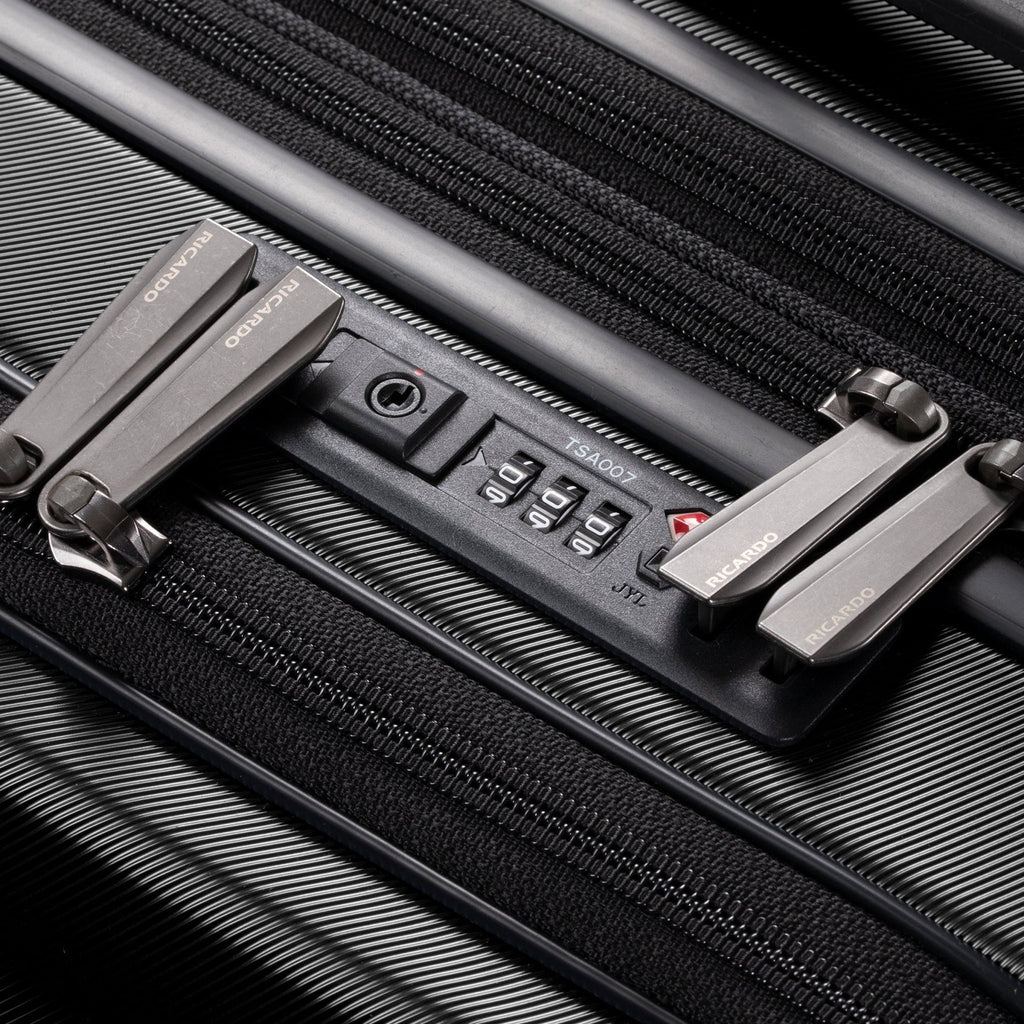 Ricardo Brentwood Hardside Fast Access Front Opening Carry-On Expandable Spinner Ricardo Beverly Hills