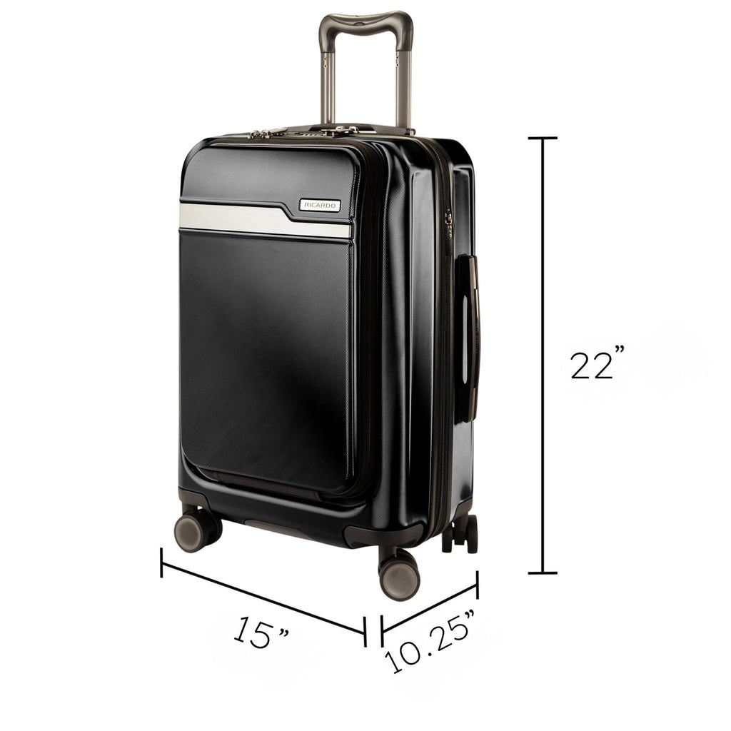 Ricardo Brentwood Hardside Fast Access Front Opening Carry-On Expandable Spinner Ricardo Beverly Hills