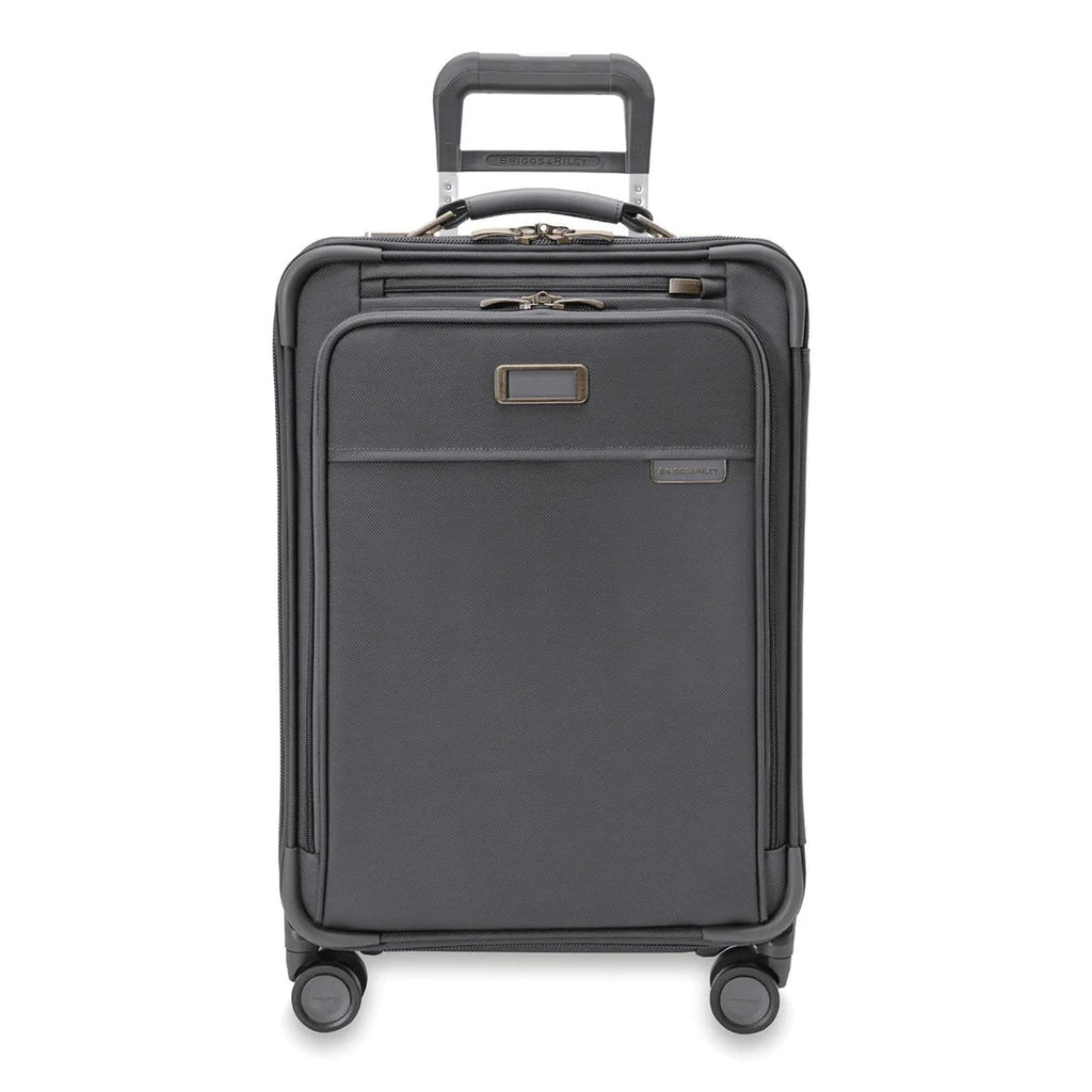 Briggs & Riley Baseline Essential Carry On Spinner - Steel Gray - Carry-On Luggage
