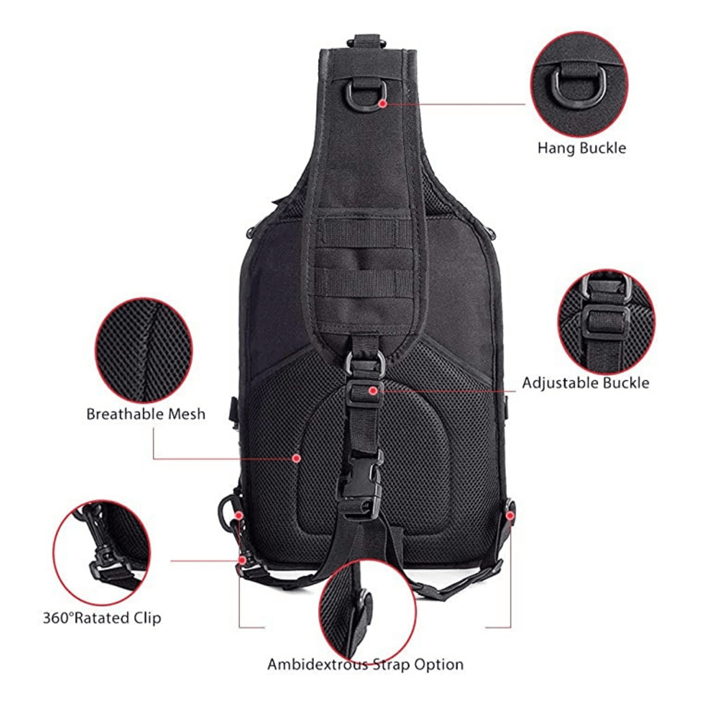 Tactical Medium 15L Sling Backpack Range Bag Mercantile Mountain