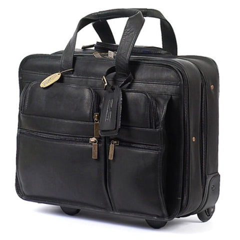 Claire Chase Rolling Computer Brief Assorted Colors - LuggageDesigners