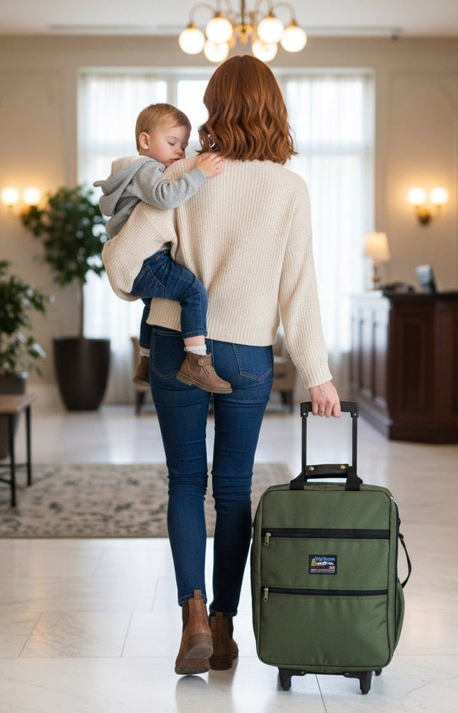 CLIPPER Rolling Carry-On Luggage (Made in USA) Tough Traveler - Made in USA since 1970