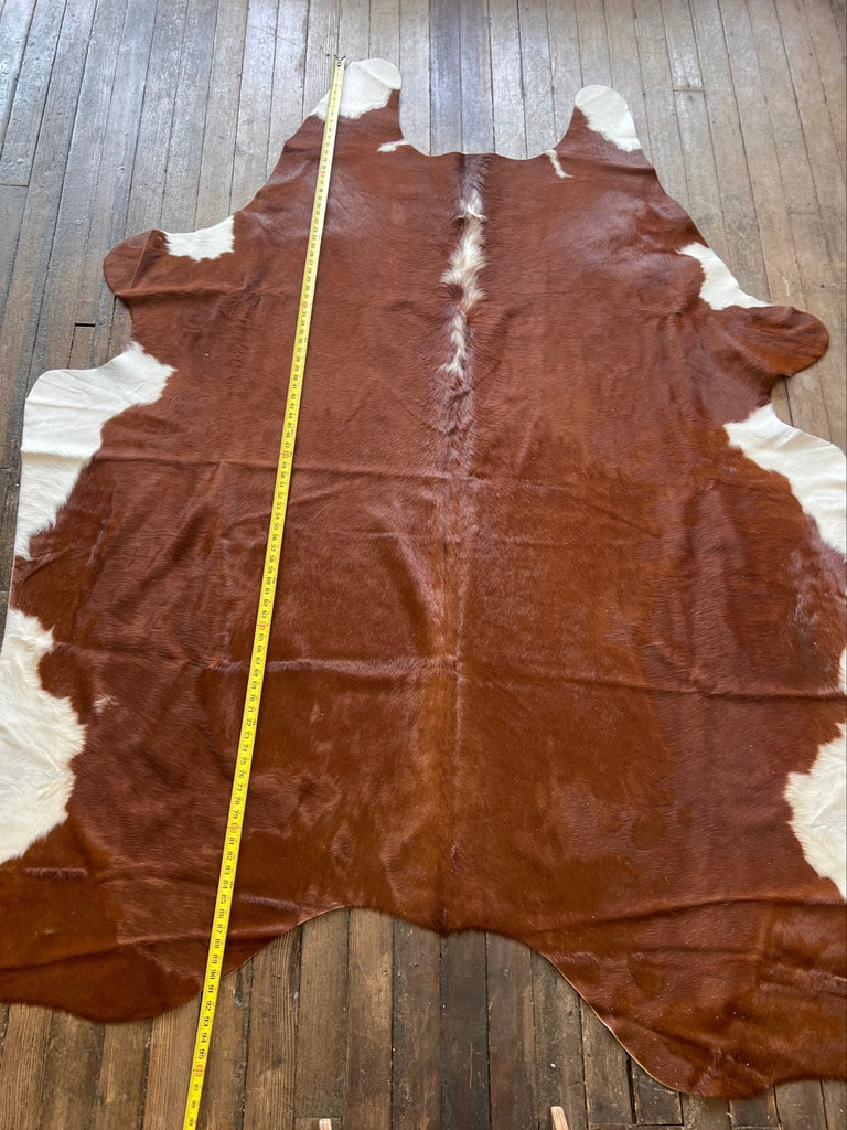 Cowhide Rug - 8' by 6' Cowhide and Conchos
