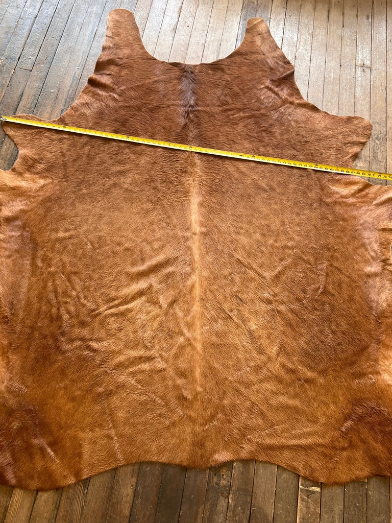 Cowhide Rug - 8' X 6' Cowhide and Conchos