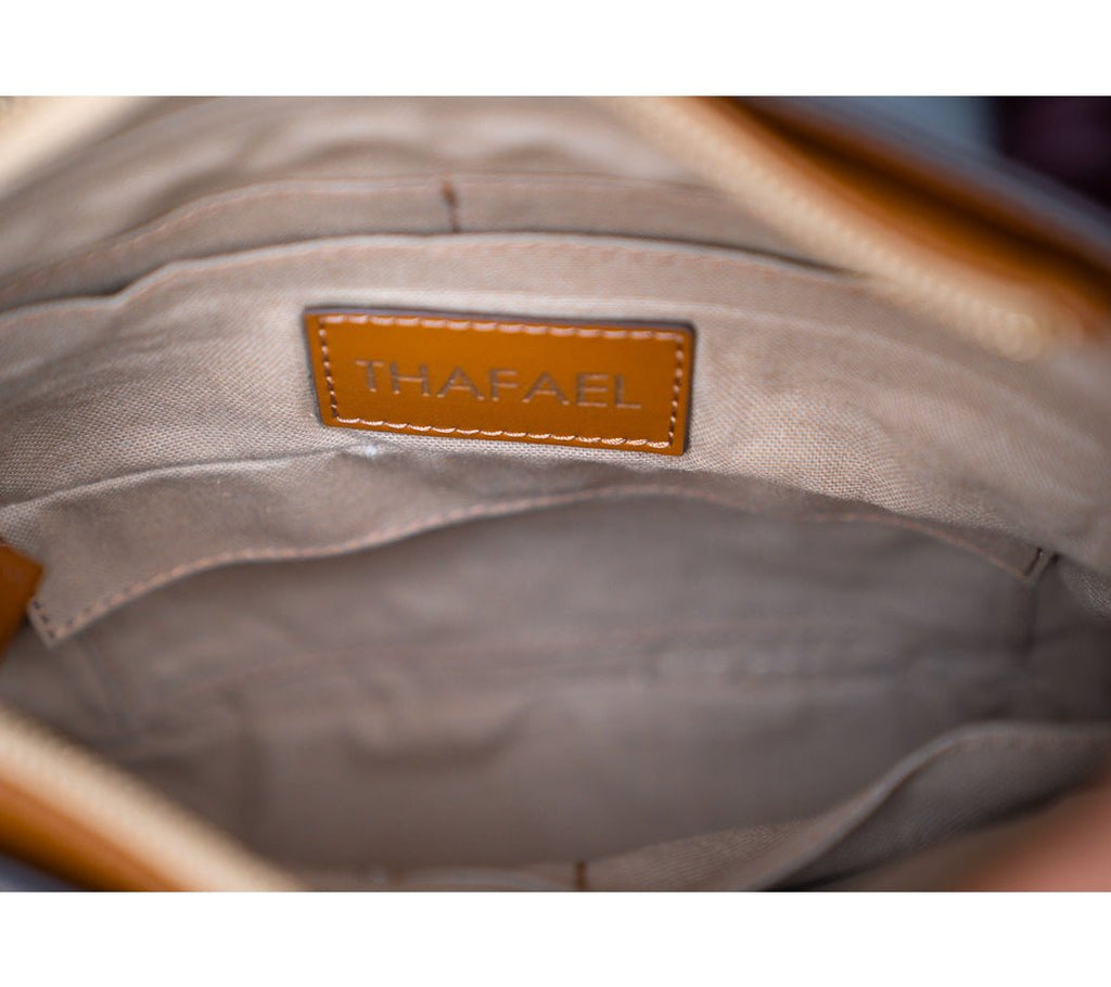 Thafael Crossbody Travel Bag – Anti-Theft, Vegan Cactus Leather (Limited Edition) Thafael