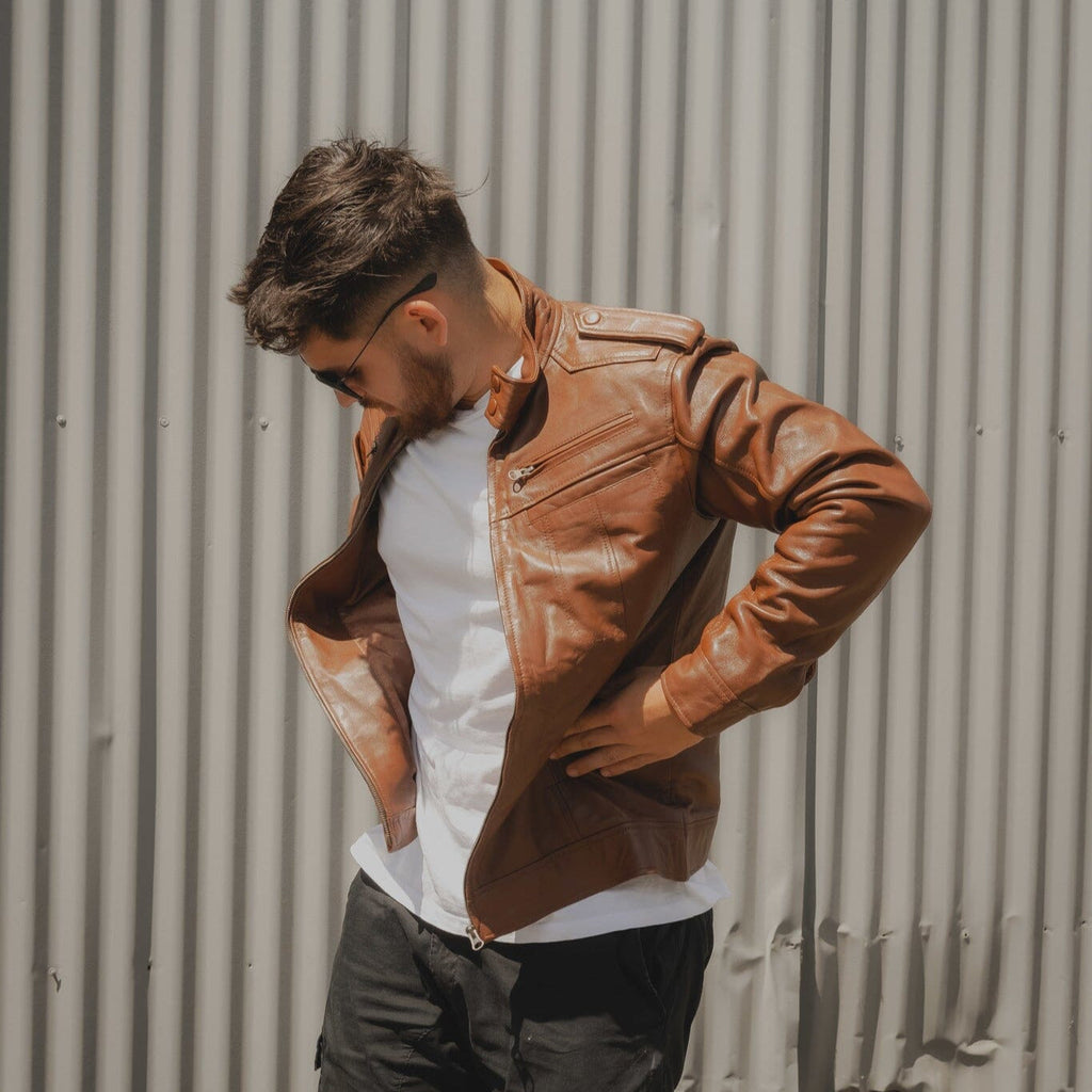 The Wilkinson Brown Leather Jacket Classy Leather Bags