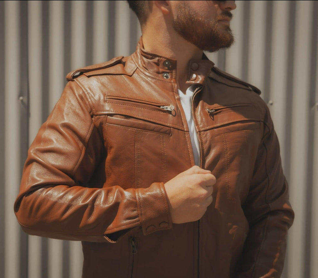 The Wilkinson Brown Leather Jacket Classy Leather Bags