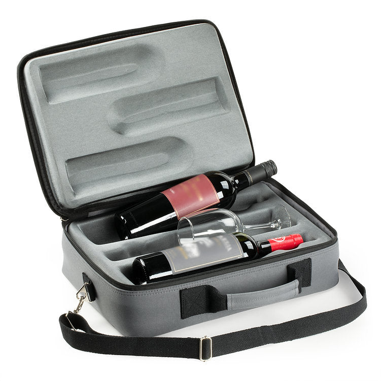 Hacienda Luxury 3-Bottle Wine Carrying Bag for 750 ml Wine Bottle Dony Corp.