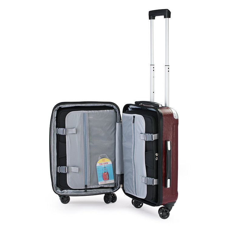 Hacienda 6-Bottle Wine Carrying Suitcase Dony Corp.