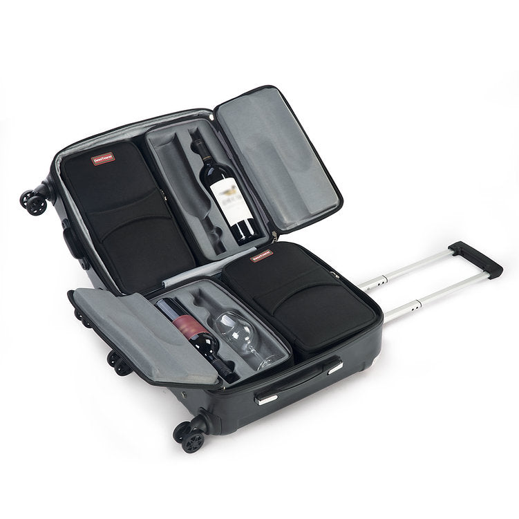 Hacienda 8-Bottle Wine Carrying Suitcase Dony Corp.