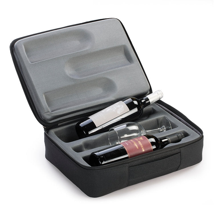 Hacienda 6-Bottle Wine Carrying Suitcase Dony Corp.