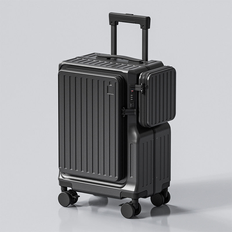 Front-opening 20-inch Carry-on Suitcase Social Buzz eSIMs