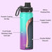 DRINCO® 22oz Stainless Steel Sport Water Bottle - Ombre Fuschia Teal Mercantile Mountain