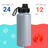 DRINCO® 32oz Stainless Steel Water Bottle - Asphalt Gray Mercantile Mountain