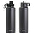 DRINCO® 40oz Stainless Steel Sport Water Bottle - Black Mercantile Mountain