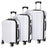 3-in-1 Multifunctional Large Capacity Traveling Storage Suitcase White Mercantile Mountain