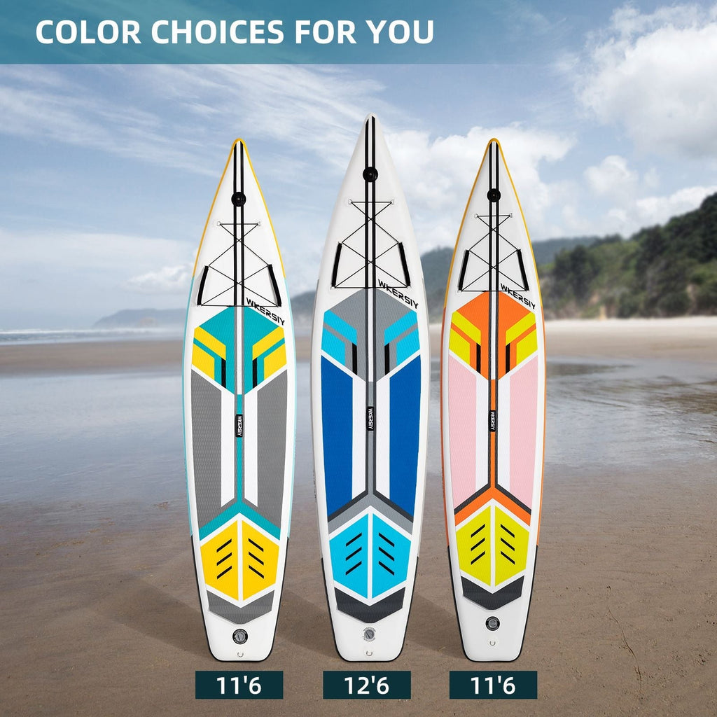 inflatable paddle board 11'6 touring Sup including sup paddle, paddleboard backpack, pump, leash Mercantile Mountain
