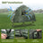1-Person Folding Camping Tent with Sunshade and Air Mattress Mercantile Mountain